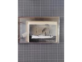 1934/39, Sammlung “Kraft durch Freude” mit ca. 240 Briefen, Karten und GSK inkl. Stempel des "LLOYD BREMEN", dazu Fotos, Schi