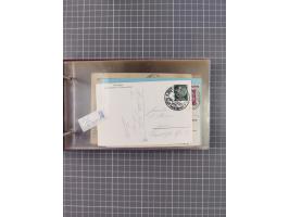 1934/39, Sammlung “Kraft durch Freude” mit ca. 240 Briefen, Karten und GSK inkl. Stempel des "LLOYD BREMEN", dazu Fotos, Schi