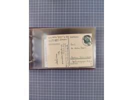 1934/39, Sammlung “Kraft durch Freude” mit ca. 240 Briefen, Karten und GSK inkl. Stempel des "LLOYD BREMEN", dazu Fotos, Schi