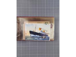 1934/39, Sammlung “Kraft durch Freude” mit ca. 240 Briefen, Karten und GSK inkl. Stempel des "LLOYD BREMEN", dazu Fotos, Schi