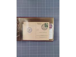 1934/39, Sammlung “Kraft durch Freude” mit ca. 240 Briefen, Karten und GSK inkl. Stempel des "LLOYD BREMEN", dazu Fotos, Schi