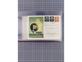 1908/39, Sammlung “Sonderreisen” des NDL und der HAPAG mit ca. 135 Briefen, Karten und GSK inkl. gebrauchten Telegramm-Karten