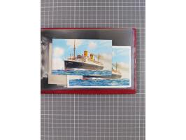 1908/39, Sammlung “Sonderreisen” des NDL und der HAPAG mit ca. 135 Briefen, Karten und GSK inkl. gebrauchten Telegramm-Karten