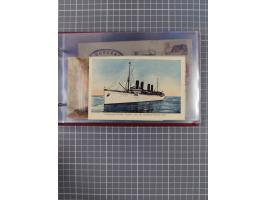 1908/39, Sammlung “Sonderreisen” des NDL und der HAPAG mit ca. 135 Briefen, Karten und GSK inkl. gebrauchten Telegramm-Karten