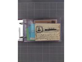 1892/1939, umfangreiche Sammlung “U.S. GERMAN SEA POST” mit ca. 400 Briefen, Karten und Ganzsachen, Schwerpunkt vor 1920 mit 