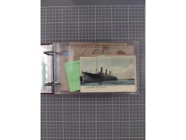 1892/1939, umfangreiche Sammlung “U.S. GERMAN SEA POST” mit ca. 400 Briefen, Karten und Ganzsachen, Schwerpunkt vor 1920 mit 