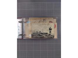 1892/1939, umfangreiche Sammlung “U.S. GERMAN SEA POST” mit ca. 400 Briefen, Karten und Ganzsachen, Schwerpunkt vor 1920 mit 