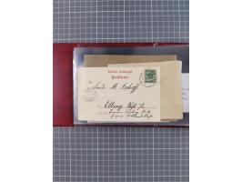 1892/1939, umfangreiche Sammlung “U.S. GERMAN SEA POST” mit ca. 400 Briefen, Karten und Ganzsachen, Schwerpunkt vor 1920 mit 