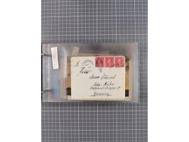 1892/1939, umfangreiche Sammlung “U.S. GERMAN SEA POST” mit ca. 400 Briefen, Karten und Ganzsachen, Schwerpunkt vor 1920 mit 