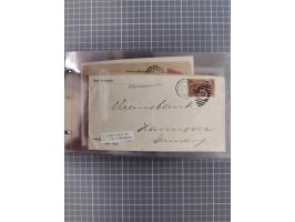 1892/1939, umfangreiche Sammlung “U.S. GERMAN SEA POST” mit ca. 400 Briefen, Karten und Ganzsachen, Schwerpunkt vor 1920 mit 