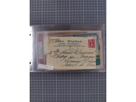 1892/1939, umfangreiche Sammlung “U.S. GERMAN SEA POST” mit ca. 400 Briefen, Karten und Ganzsachen, Schwerpunkt vor 1920 mit 