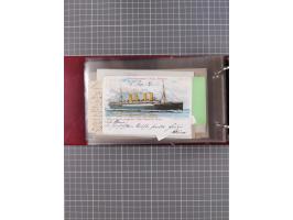 1892/1939, umfangreiche Sammlung “U.S. GERMAN SEA POST” mit ca. 400 Briefen, Karten und Ganzsachen, Schwerpunkt vor 1920 mit 