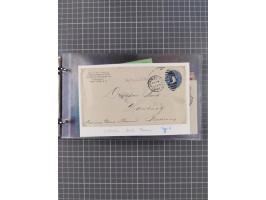 1892/1939, umfangreiche Sammlung “U.S. GERMAN SEA POST” mit ca. 400 Briefen, Karten und Ganzsachen, Schwerpunkt vor 1920 mit 