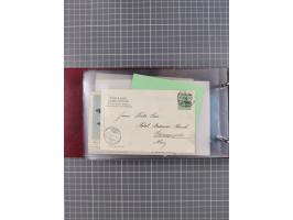 1892/1939, umfangreiche Sammlung “U.S. GERMAN SEA POST” mit ca. 400 Briefen, Karten und Ganzsachen, Schwerpunkt vor 1920 mit 