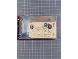 1892/1939, umfangreiche Sammlung “U.S. GERMAN SEA POST” mit ca. 400 Briefen, Karten und Ganzsachen, Schwerpunkt vor 1920 mit 