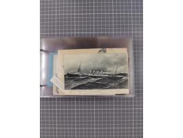 1892/1939, umfangreiche Sammlung “U.S. GERMAN SEA POST” mit ca. 400 Briefen, Karten und Ganzsachen, Schwerpunkt vor 1920 mit 