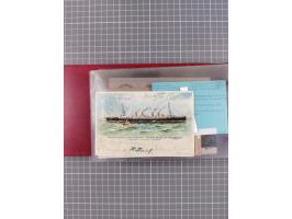 1892/1939, umfangreiche Sammlung “U.S. GERMAN SEA POST” mit ca. 400 Briefen, Karten und Ganzsachen, Schwerpunkt vor 1920 mit 