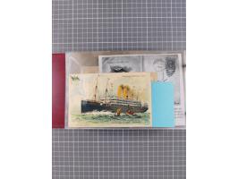 1892/1939, umfangreiche Sammlung “U.S. GERMAN SEA POST” mit ca. 400 Briefen, Karten und Ganzsachen, Schwerpunkt vor 1920 mit 