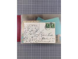 1892/1939, umfangreiche Sammlung “U.S. GERMAN SEA POST” mit ca. 400 Briefen, Karten und Ganzsachen, Schwerpunkt vor 1920 mit 