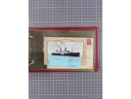 1892/1939, umfangreiche Sammlung “U.S. GERMAN SEA POST” mit ca. 400 Briefen, Karten und Ganzsachen, Schwerpunkt vor 1920 mit 