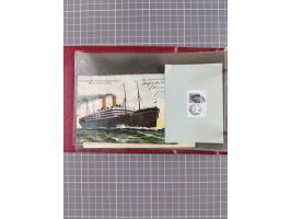 1892/1939, umfangreiche Sammlung “U.S. GERMAN SEA POST” mit ca. 400 Briefen, Karten und Ganzsachen, Schwerpunkt vor 1920 mit 