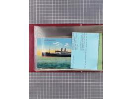 1892/1939, umfangreiche Sammlung “U.S. GERMAN SEA POST” mit ca. 400 Briefen, Karten und Ganzsachen, Schwerpunkt vor 1920 mit 