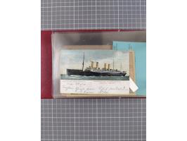 1892/1939, umfangreiche Sammlung “U.S. GERMAN SEA POST” mit ca. 400 Briefen, Karten und Ganzsachen, Schwerpunkt vor 1920 mit 