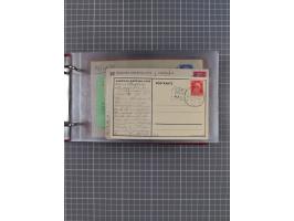 1914/37, Sammlung Flaggenstempel “DASP HAMBURG-NEW YORK” mit 50 Briefen, Karten und GSK, dabei drei R-Briefe und frühe Flagge