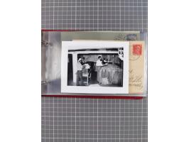 1914/37, Sammlung Flaggenstempel “DASP HAMBURG-NEW YORK” mit 50 Briefen, Karten und GSK, dabei drei R-Briefe und frühe Flagge