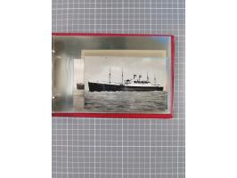 1914/37, Sammlung Flaggenstempel “DASP HAMBURG-NEW YORK” mit 50 Briefen, Karten und GSK, dabei drei R-Briefe und frühe Flagge