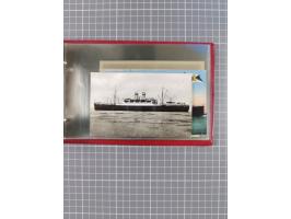 1914/37, Sammlung Flaggenstempel “DASP HAMBURG-NEW YORK” mit 50 Briefen, Karten und GSK, dabei drei R-Briefe und frühe Flagge