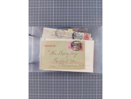 1892/1913, Sammlung “DASP HAMBURG-NEW YORK a-e” mit ca. 60 Briefen, Karten und GSK, dabei u.a. R-GSK an Dahlmann und einige B