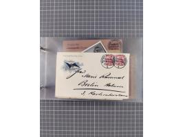 1892/1913, Sammlung “DASP HAMBURG-NEW YORK a-e” mit ca. 60 Briefen, Karten und GSK, dabei u.a. R-GSK an Dahlmann und einige B