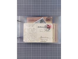 1892/1913, Sammlung “DASP HAMBURG-NEW YORK a-e” mit ca. 60 Briefen, Karten und GSK, dabei u.a. R-GSK an Dahlmann und einige B