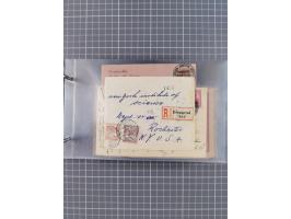 1892/1913, Sammlung “DASP HAMBURG-NEW YORK a-e” mit ca. 60 Briefen, Karten und GSK, dabei u.a. R-GSK an Dahlmann und einige B