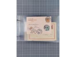 1892/1913, Sammlung “DASP HAMBURG-NEW YORK a-e” mit ca. 60 Briefen, Karten und GSK, dabei u.a. R-GSK an Dahlmann und einige B