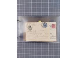 1892/1913, Sammlung “DASP HAMBURG-NEW YORK a-e” mit ca. 60 Briefen, Karten und GSK, dabei u.a. R-GSK an Dahlmann und einige B