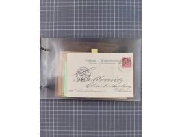 1892/1913, Sammlung “DASP HAMBURG-NEW YORK a-e” mit ca. 60 Briefen, Karten und GSK, dabei u.a. R-GSK an Dahlmann und einige B