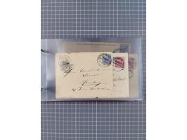 1892/1913, Sammlung “DASP HAMBURG-NEW YORK a-e” mit ca. 60 Briefen, Karten und GSK, dabei u.a. R-GSK an Dahlmann und einige B