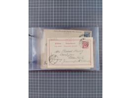 1892/1913, Sammlung “DASP HAMBURG-NEW YORK a-e” mit ca. 60 Briefen, Karten und GSK, dabei u.a. R-GSK an Dahlmann und einige B