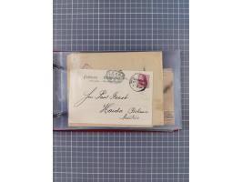 1892/1913, Sammlung “DASP HAMBURG-NEW YORK a-e” mit ca. 60 Briefen, Karten und GSK, dabei u.a. R-GSK an Dahlmann und einige B