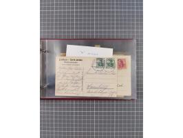 1892/1913, Sammlung “DASP HAMBURG-NEW YORK a-e” mit ca. 60 Briefen, Karten und GSK, dabei u.a. R-GSK an Dahlmann und einige B