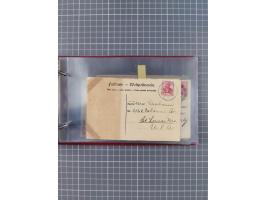 1892/1913, Sammlung “DASP HAMBURG-NEW YORK a-e” mit ca. 60 Briefen, Karten und GSK, dabei u.a. R-GSK an Dahlmann und einige B