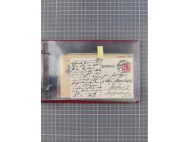 1892/1913, Sammlung “DASP HAMBURG-NEW YORK a-e” mit ca. 60 Briefen, Karten und GSK, dabei u.a. R-GSK an Dahlmann und einige B