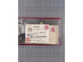 1892/1913, Sammlung “DASP HAMBURG-NEW YORK a-e” mit ca. 60 Briefen, Karten und GSK, dabei u.a. R-GSK an Dahlmann und einige B