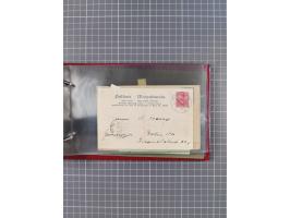 1892/1913, Sammlung “DASP HAMBURG-NEW YORK a-e” mit ca. 60 Briefen, Karten und GSK, dabei u.a. R-GSK an Dahlmann und einige B