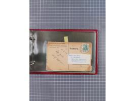 1892/1913, Sammlung “DASP HAMBURG-NEW YORK a-e” mit ca. 60 Briefen, Karten und GSK, dabei u.a. R-GSK an Dahlmann und einige B