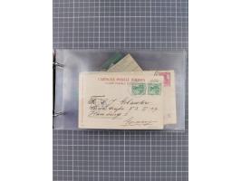 1891/1931, Sammlung “DASP LINIE HAMBURG-NEW YORK I-XXII” mit ca. 160 Briefen, Karten und GSK, dabei u.a. drei Bedarfsbelege a