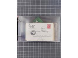 1891/1931, Sammlung “DASP LINIE HAMBURG-NEW YORK I-XXII” mit ca. 160 Briefen, Karten und GSK, dabei u.a. drei Bedarfsbelege a