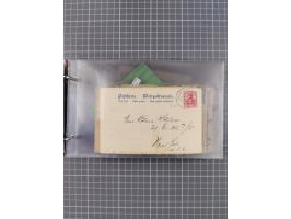 1891/1931, Sammlung “DASP LINIE HAMBURG-NEW YORK I-XXII” mit ca. 160 Briefen, Karten und GSK, dabei u.a. drei Bedarfsbelege a